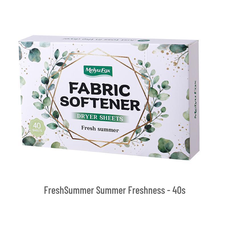 Scented Dryer Sheets for Odor and Static Removal