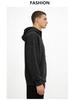 European Style 350g Cotton Hooded Distressed Zip-Up Cardigan - Unisex Trendy Jacket