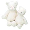 Cute White Cat Plush Toy With Pp Cotton Filling For Kids Gift And Comfort