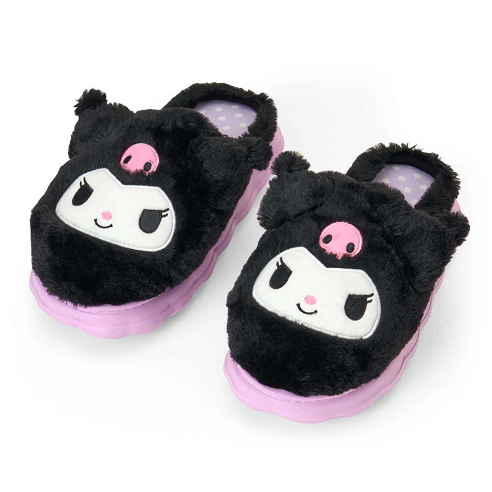 Sanrio Slippers Kuromi 274721 Face-Shaped -