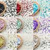 Round Flat PET Sequins No Hole for DIY Jewelry & Stage Costume Accessories