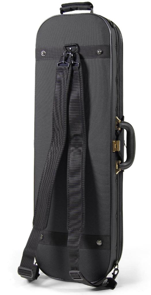 Super Light Oblong Violin Case (Square), Black