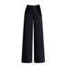 Women's High-Waisted Velvet Wool Wide-Leg Pants - Autumn/Winter 2026 Fashion - Loose, Straight-Leg Casual Versatile Trousers