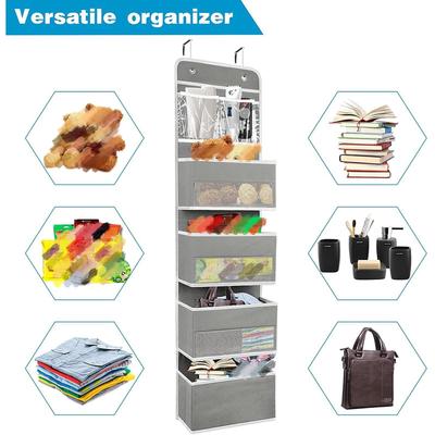 Hanging Storage Bag Large Capacity Wall Mounted Washable Foldable Storage Wall Pocket Organizer