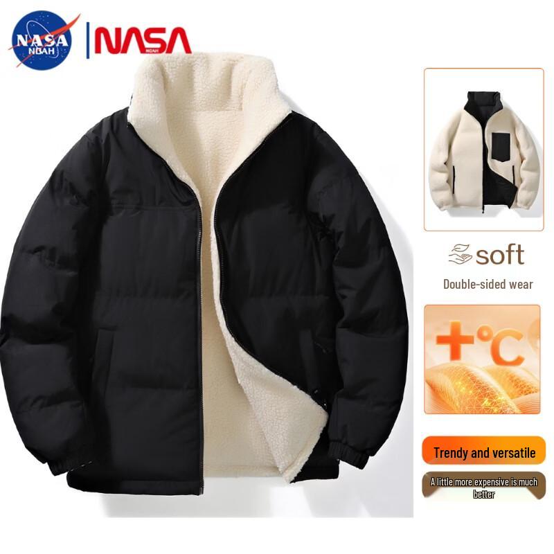 Мужская двусторонняя утепленная зимняя куртка NASA NOAH M