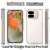 For Google Pixel 10 Pro Fold Case Anti-Scratch TPU+Acrylic Clear Back Phone Cover
