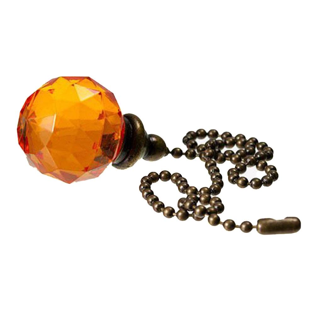 Crystal-Style Designer Bathroom Toilet Pull Chain Cord Handle For Light Switch