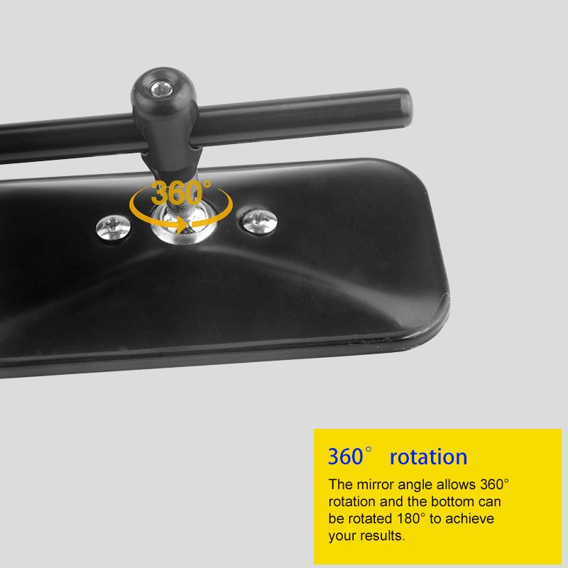 Motorcycle Rearview Side Mirror with 10mm Screws Universal Round Square Retro Modified Motorbike For Honda For