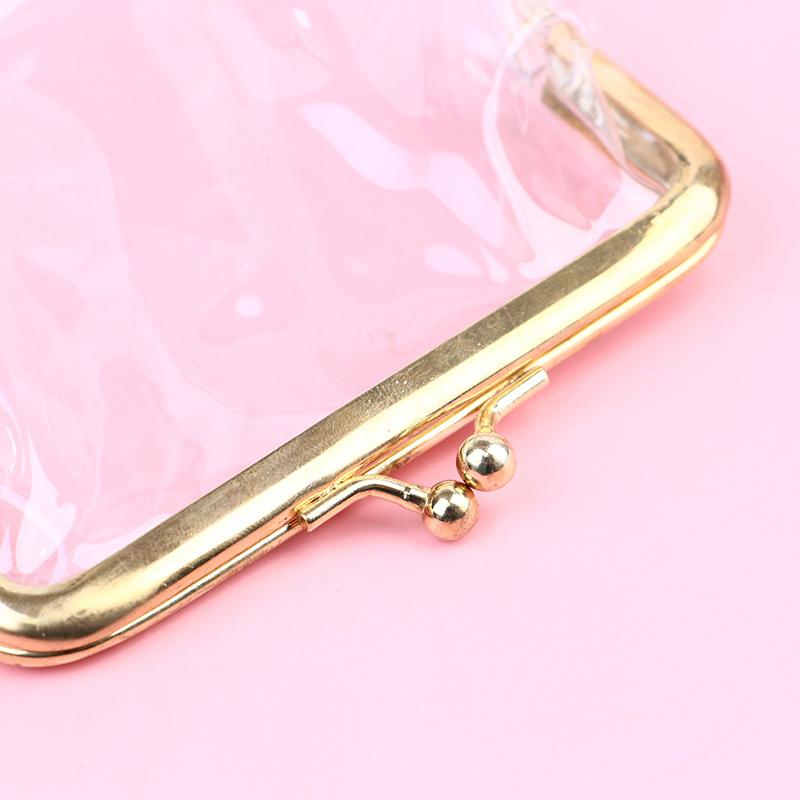 Mini Money Bags Bus Card Iron Mouth Clip Credit Id Card Small  Holder Transparent Coin Purse Change Purse