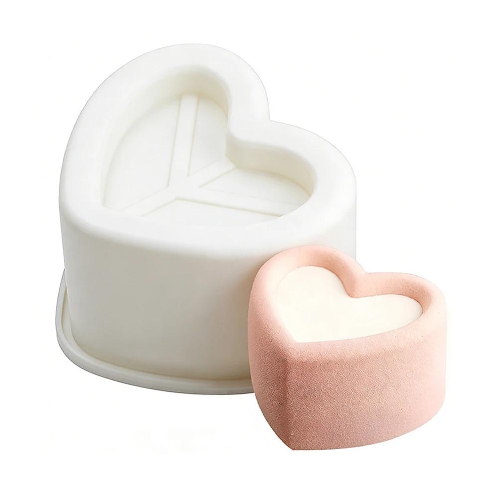 

French Mousse Cake Mold Heart Shape For Valentine s Day Silicone Moulds Pastry Chocolate Baking Tools Kitchen Bakeware