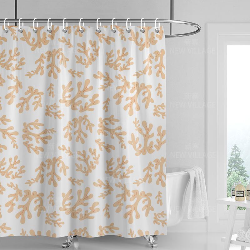 Dekoracja domu zasłony prysznicowe łazienka wodoodporna zasłona materiał Pokój dzienny Nowoczesny Nordycki Nowoczesny prosty wzór geometryczny