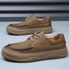 Summer hollow men's shoes leather breathable retro business casual leather shoes men's trend versatile hole shoes