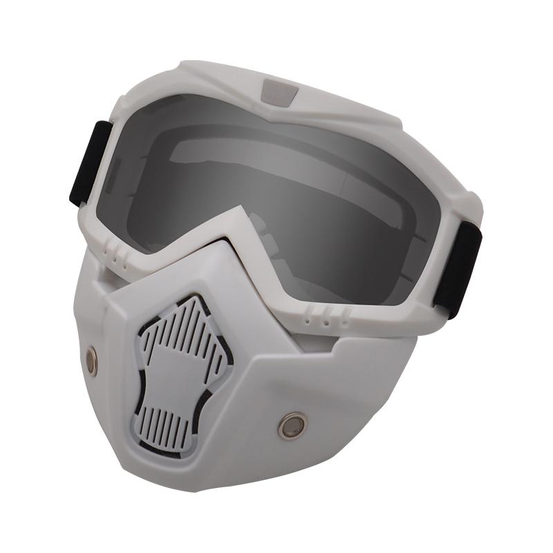 Manufacturer  New Full Face Shield Motocross Mask Windproof Outdoor Sport Goggles Trendy Motorcycle Glasses Mask