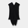 ED26 Sleeveless Black Top & White Skirt Set for Women - Summer Casual Style