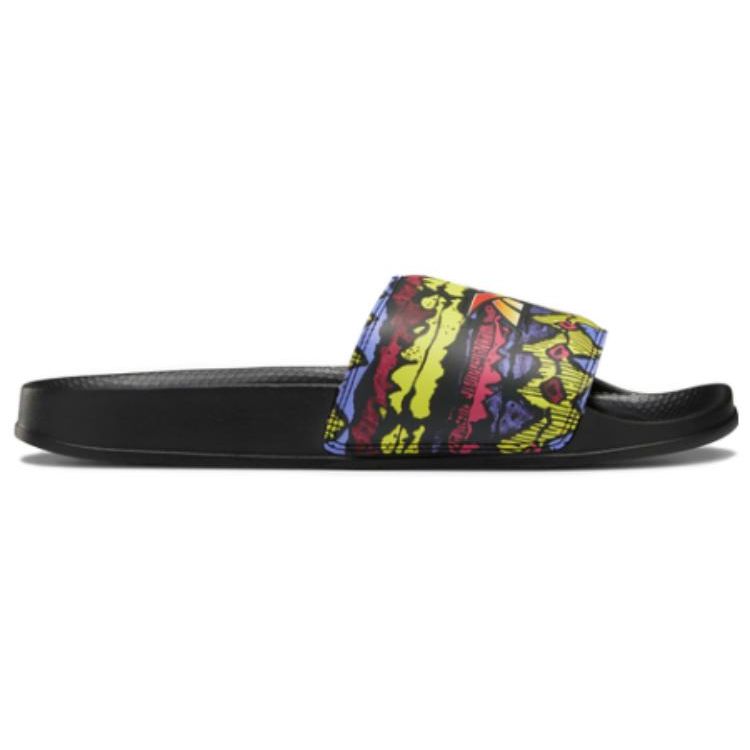 Reebok Street Fighter X Classic Slide Train Hard, Game Hard - Black Unisex Sneakers Core-Black HP2208