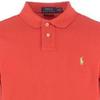 Polo Ralph Lauren SS22 Einfarbiges Schlichtes Kurzarm-Poloshirt Herren Tops Rot 710680784-269