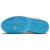 Air Jordan 1 Mid Sail Hot Lava Blue Chill Women Sneakers Muslin IM7420-133