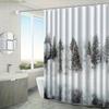 Jit1pc Scenic Pattern Shower Curtain, High-End Elegant Bathroom Curtain, Printed Decorative Shower Curtain for Home, Partition