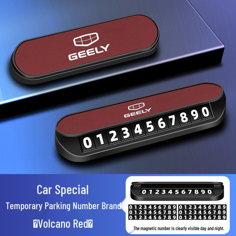 Geely Car Temporary Parking Number Plate for Xingyue L, Dihao, Xingrui, ICON, Boyue L Models