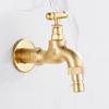 LINGJULI Outdoor Brass Faucet with Lock