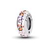 Fine Zircon Love Heart Spacer Charm 925 Silver Pendant Fit Original Bracelet Women Flower Separate Beads DIY Making Jewelry Gift