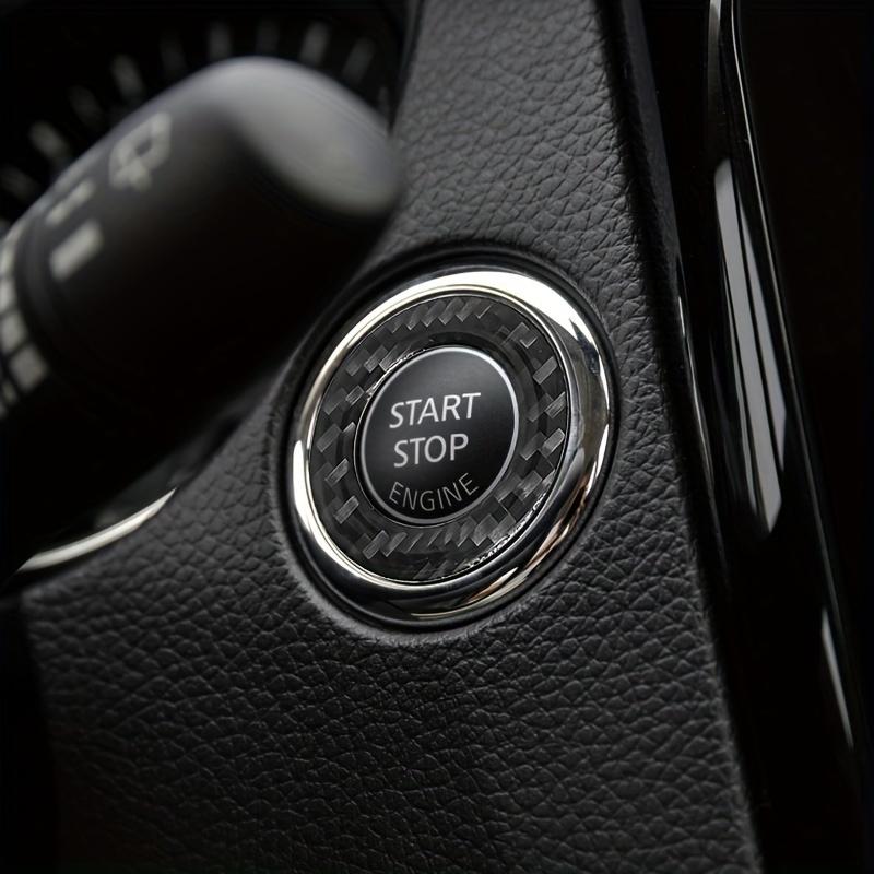 Car One Key Start Cover Decorative Cover Car Interior Accessories