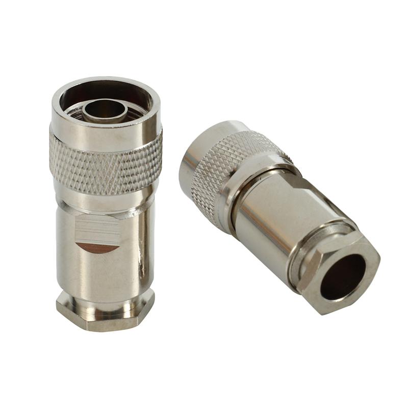 Fresh 12 Pcs N Type Male Clamp RG8 LMR400 RG165 RG213 7D-FB RF Coaxial Connector