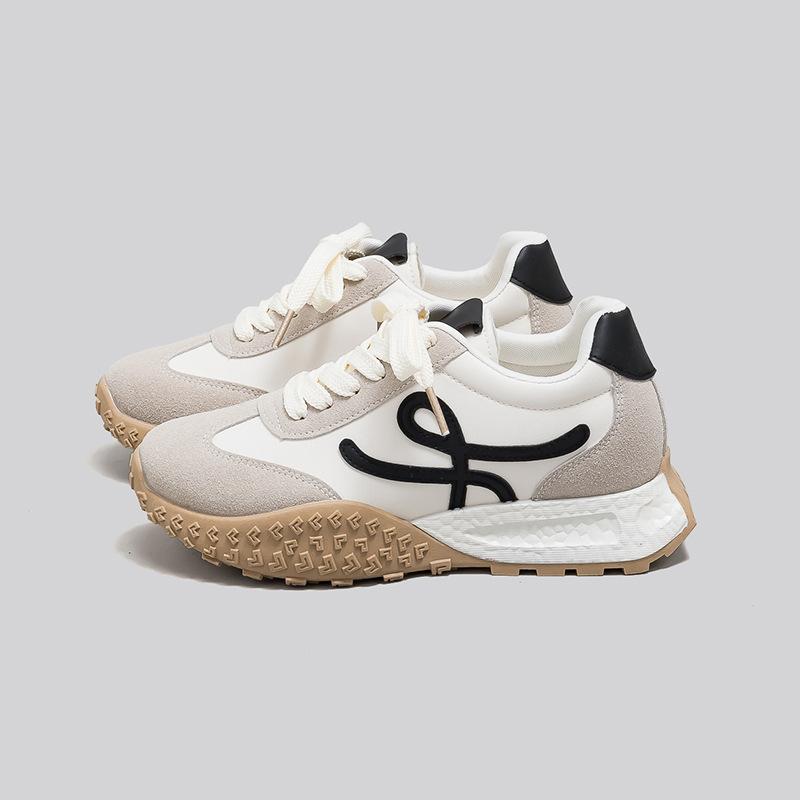 Fashion Women's Leisure Sports Shoes Non Slip Comfortable PU Leather Sneakers Lace Up Increased Height Design Casual Shoes Zapatos Mujer