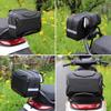 E-Bike Backrest Storage Bag Rear Ebike Backrest Bag With Rain Cover Safety Reflective Hard Shell Electric Vehicle Luggage