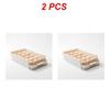 Automatic Scrolling Egg Rack Holder Storage Box Egg Basket Container Organizer Rolldown Refrigerator Double-layer Egg Shelf