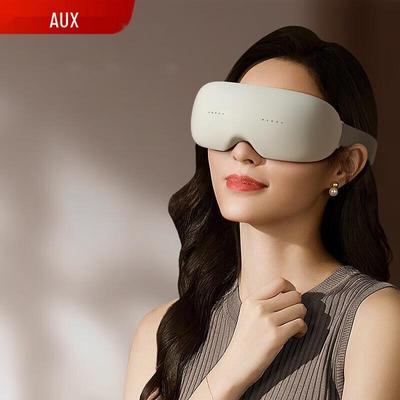 Aux Smart Eye Massager with Heat, Steam & Bluetooth CN Plug (adapter Included)