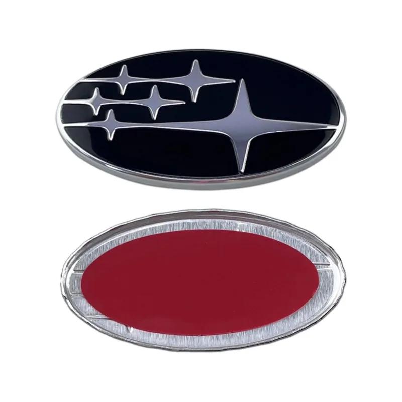 58mm Alloy Car Steering Wheel Emblem Center Logo Sticker for Subaru Forester Outback Legacy Impreza STI BRZ Accessories ysi8