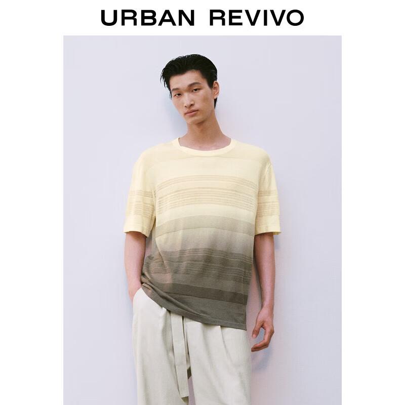 Men s Tie-Dye Gradient Short-Sleeve Knit Shirt S