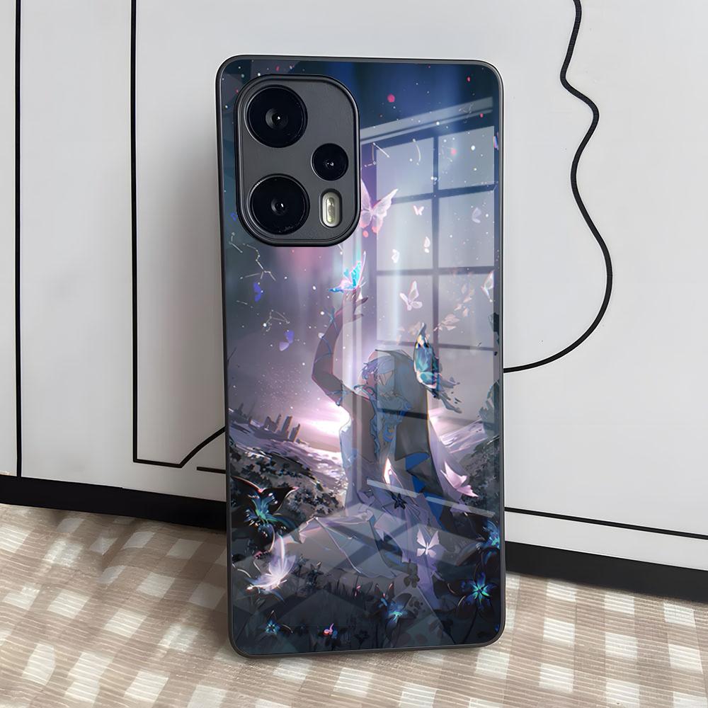 

Wuthering Waves Phone Case For Xiaomi 14 Lite 12 Pro 11t 13 POCO M6 M5 X6 X5 X3 F5 F6 Pro Glass Cover POCO X6 Pro