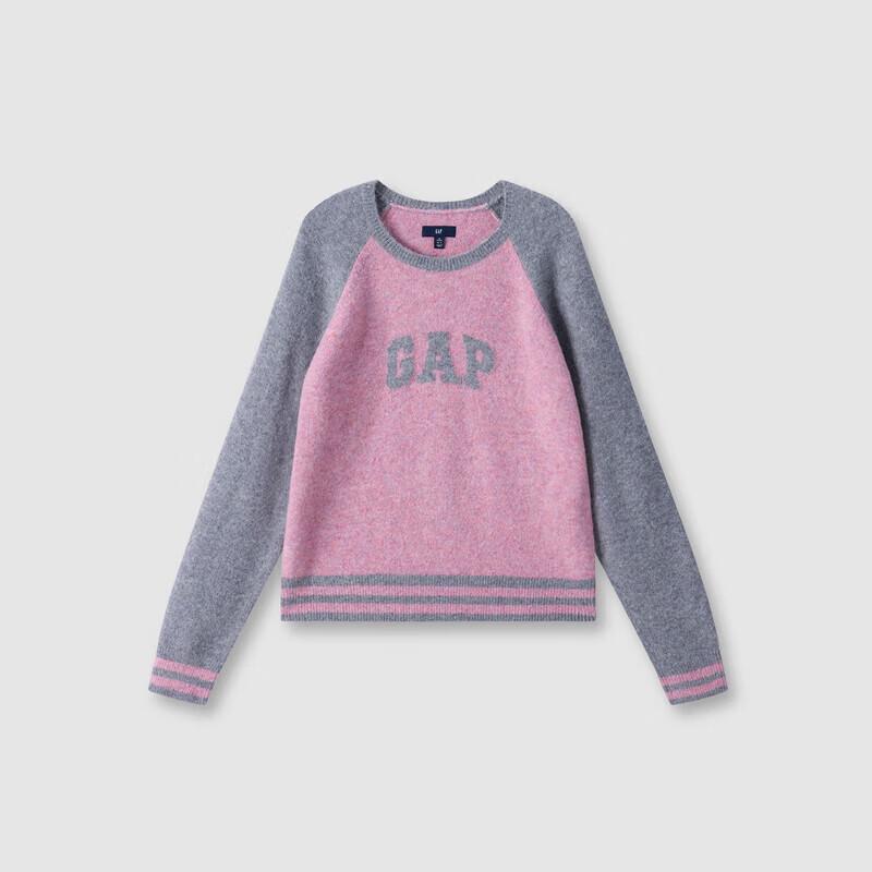 Gap Women's Logo Color-Block Raglan Knit Sweater
