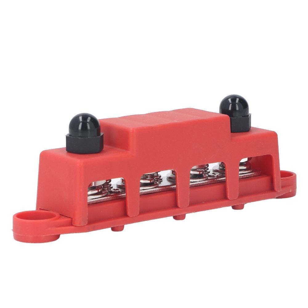 48VDC 250A 4 Position Bus Bar M10 3/8 Power Distribution Block  Marine