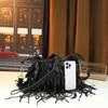 Fashion Tassel Bag Women'S Leather Piece Retro Shoulder Crossbody Large Capacity Tote Bag