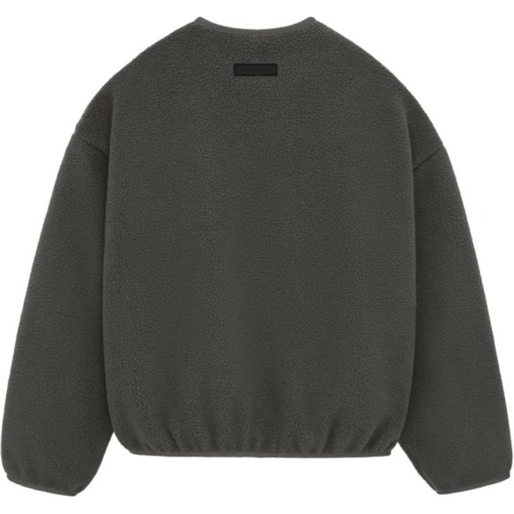 Fear of God Essentials Polar Fleece Crewneck Ink Men Tops Black 192SP244700F
