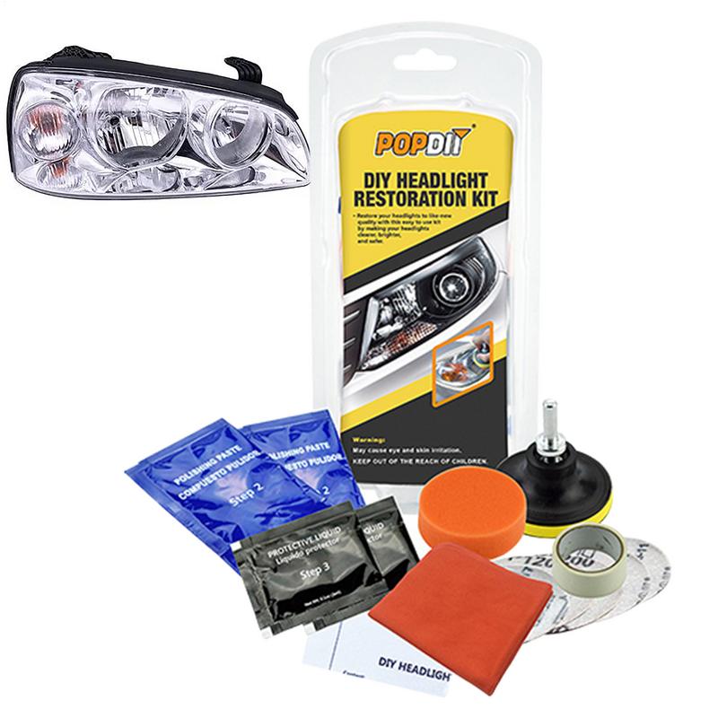 Car Headlight Polishing Agent Brightener Headlamp Repair Liquid Lights Lens Polisher Cleaning Paste Refurbish Tools