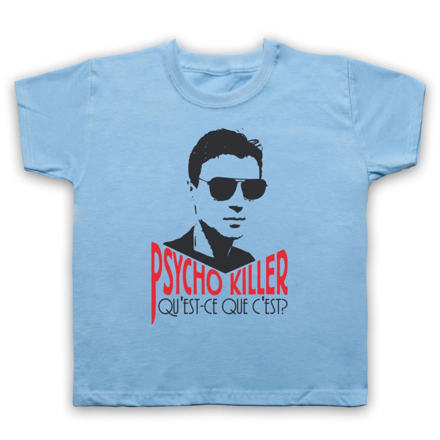PSYCHO KILLER TALKING UNOFFICIAL HEADS NEW WAVE BYRNE KIDS CHILDS T-shirt 110