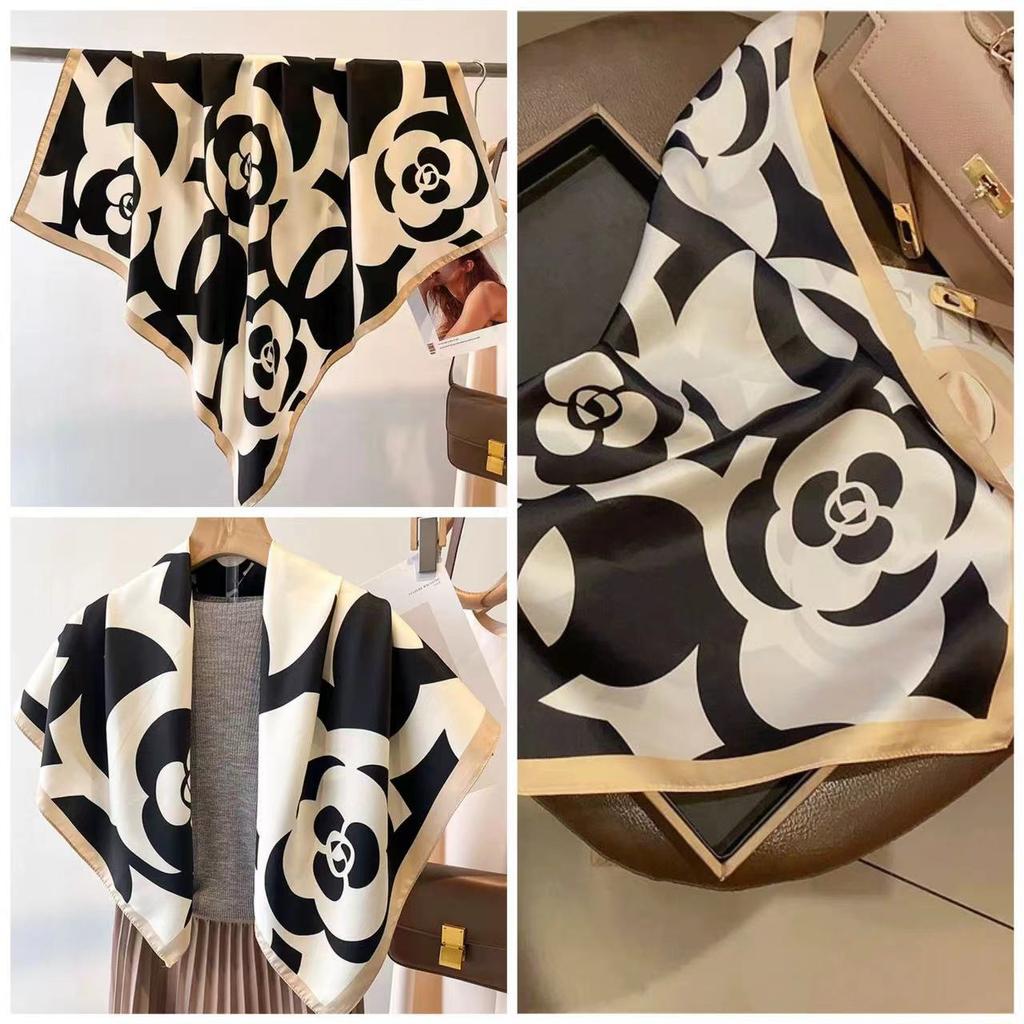 Eleganti Foulard di Seta da Donna Con Centinaia di Camicie, Assistenti di Volo, Decorazione Professionale, Protezione del Collo, Foulard, 70 Foulard Quadrati Piccoli.