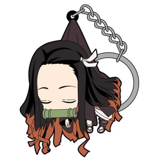

COSPA Demon Kimetsu no Yaiba Nezuko Pinched Rubber Keychain Sleeping Slayer Ver.
