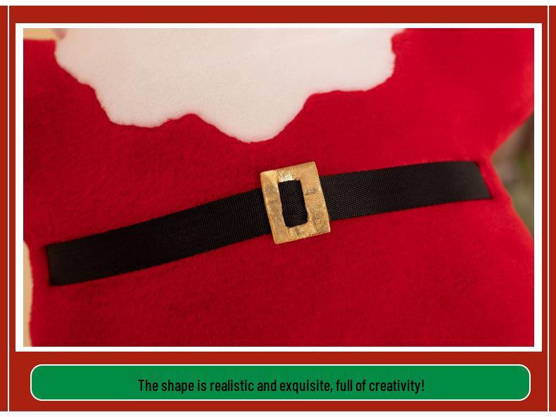 Christmas Holiday Throw Pillow: Tree, Gingerbread, Santa Claus Design for Sofa, Living Room, Cushion, Bed, Backrest, Ornament