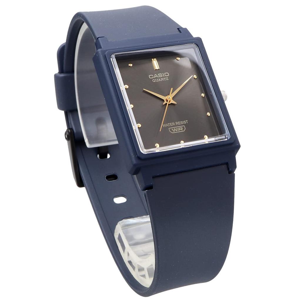 CASIO Analog Watch Matte Navy with Urethane Strap and Rectangular Overseas Model MQ-38UC-2A1 Face, Unisex, [Used]