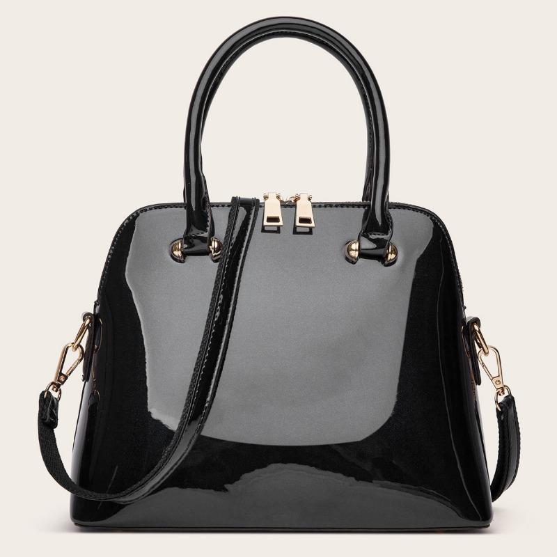 Autumn Patent Leather Women's Bag Bright Face Handbag Fashion Shell Bag Shoulder Crossbody Bag