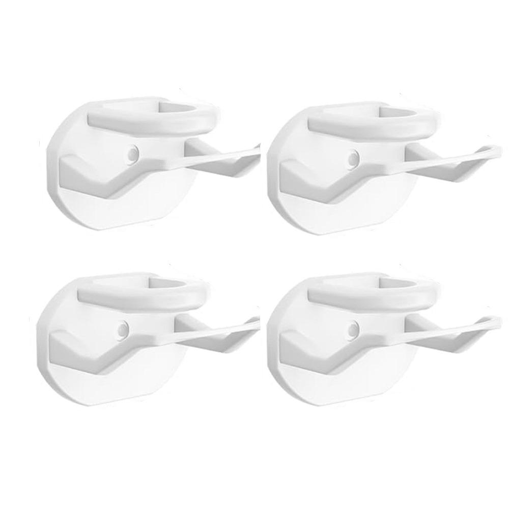 1/4Pcs Space Saving Adhesive Hat Hooks for Wall Plastic Wall Mounted Removable Hat Rack Baseball Caps Organizer No Drilling