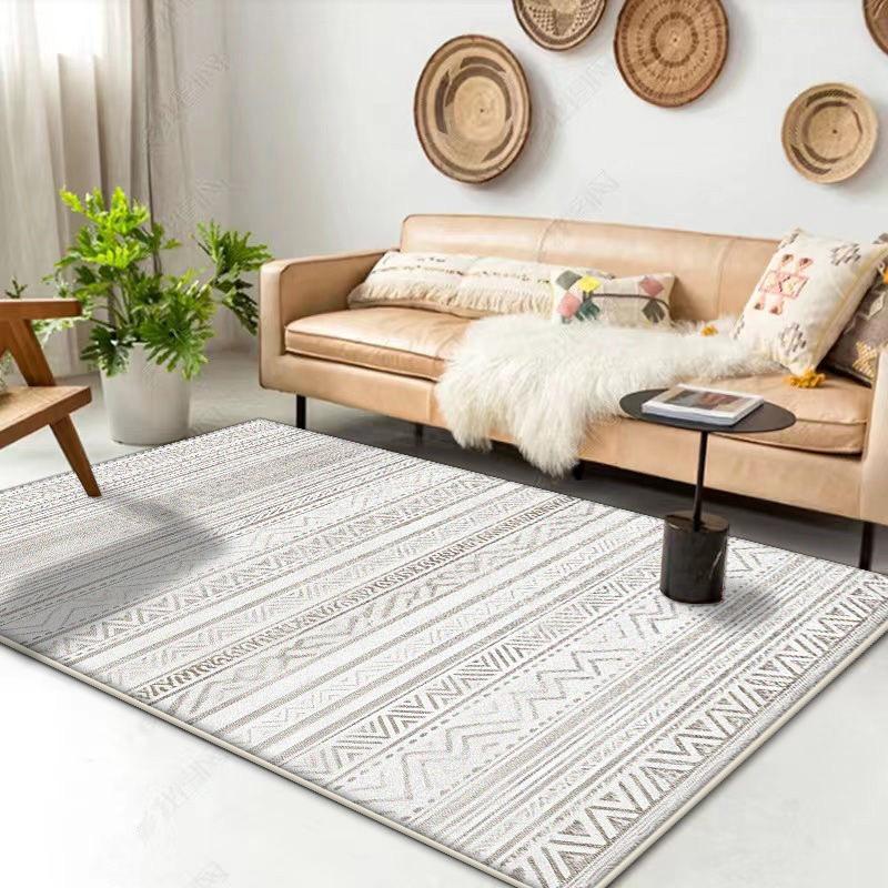 

Morocco Geometric Living Room Carpet Decoration Home Lint-free Berber Rugs Bedroom Cloakroom Antiskid Floor Mats Customizable 60x90cm