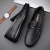 Mode Leder Herrenschuhe Luxus Trend 2022 Neueste Lässige Slipper Formelle Loafer Herren Mokassins Italienische Flats Männliche Fahrschuhe