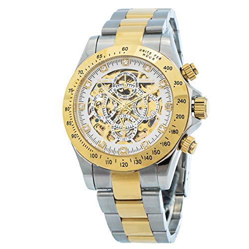 

DANIEL & DOUGLAS Men s Automatic Watch DD8802 (DD8802-GPWH4)