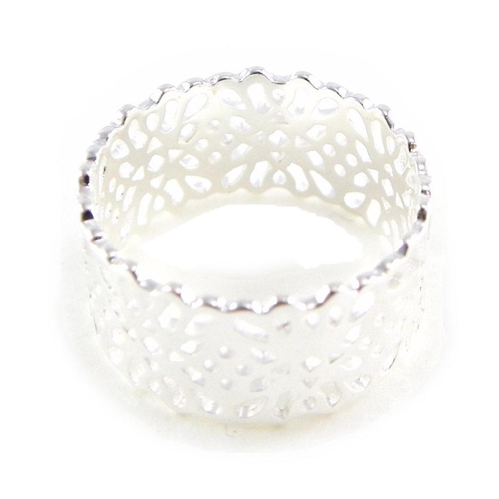 Silverring 'Koreografi' - 9 mm